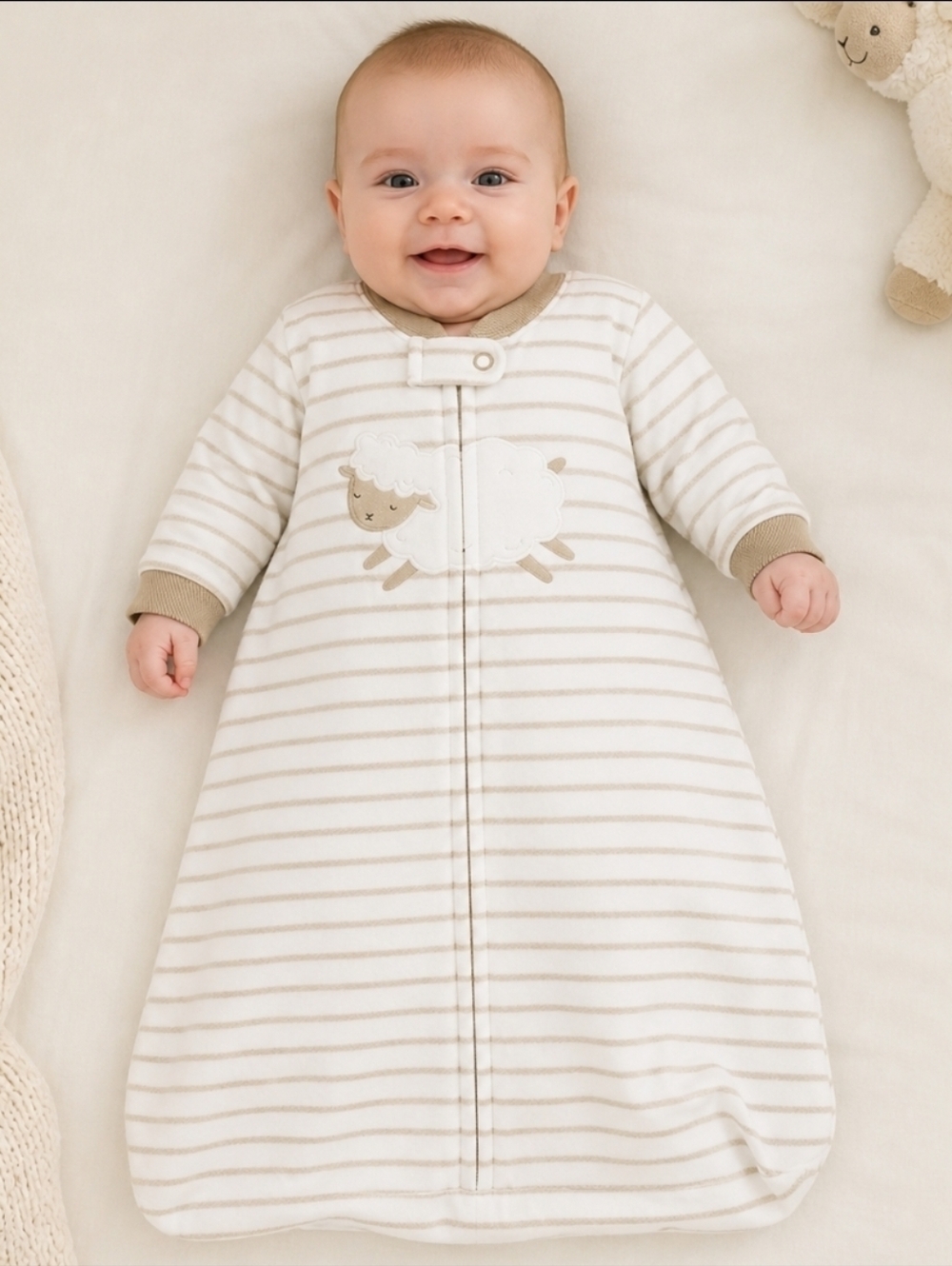 Baby Carter's Sheep Fleece Sleep Bag 0-3M